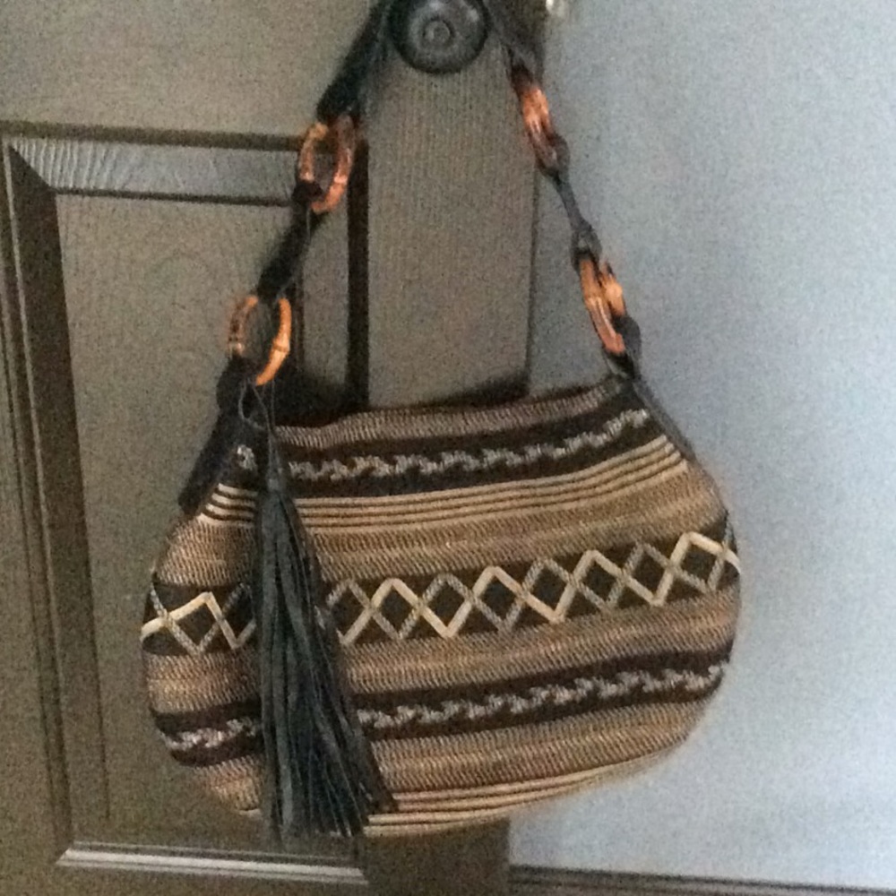 Eric Javits Purse bronze and black